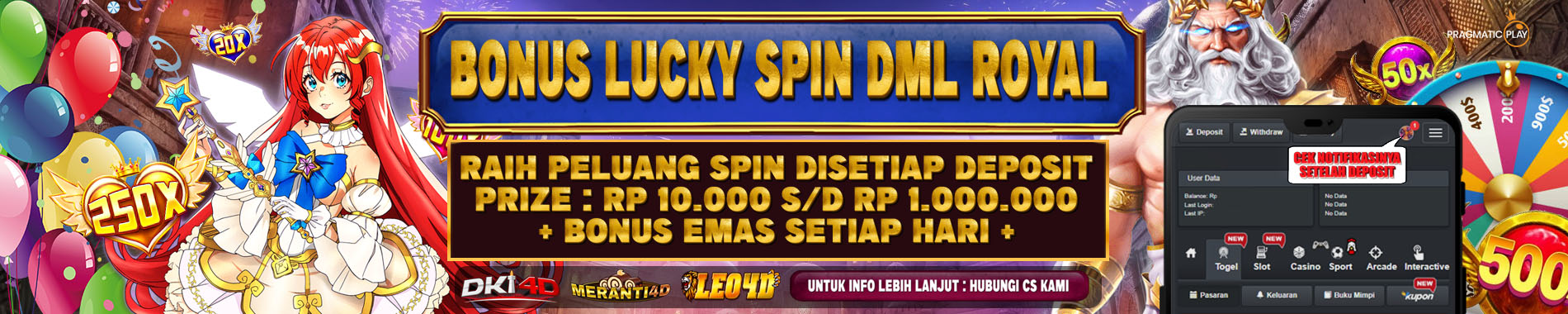 Leo4d Lucky Spin Banner